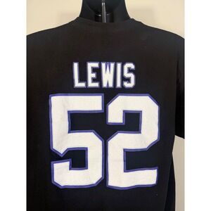 NFL Baltimore Ravens Ray Lewis #52 Super Bowl XLVII T-Shirt Black XL Team Appare
